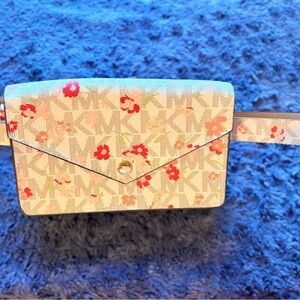 Michael Kors Floral Cream Crossbody Bag